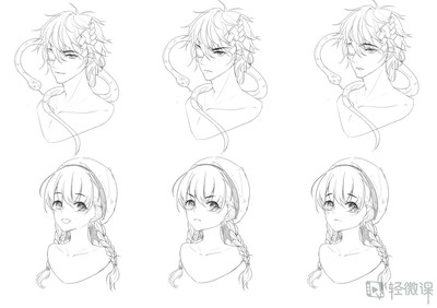 動漫人物表情畫法 掌握情緒表達(dá)，開啟角色靈魂之窗